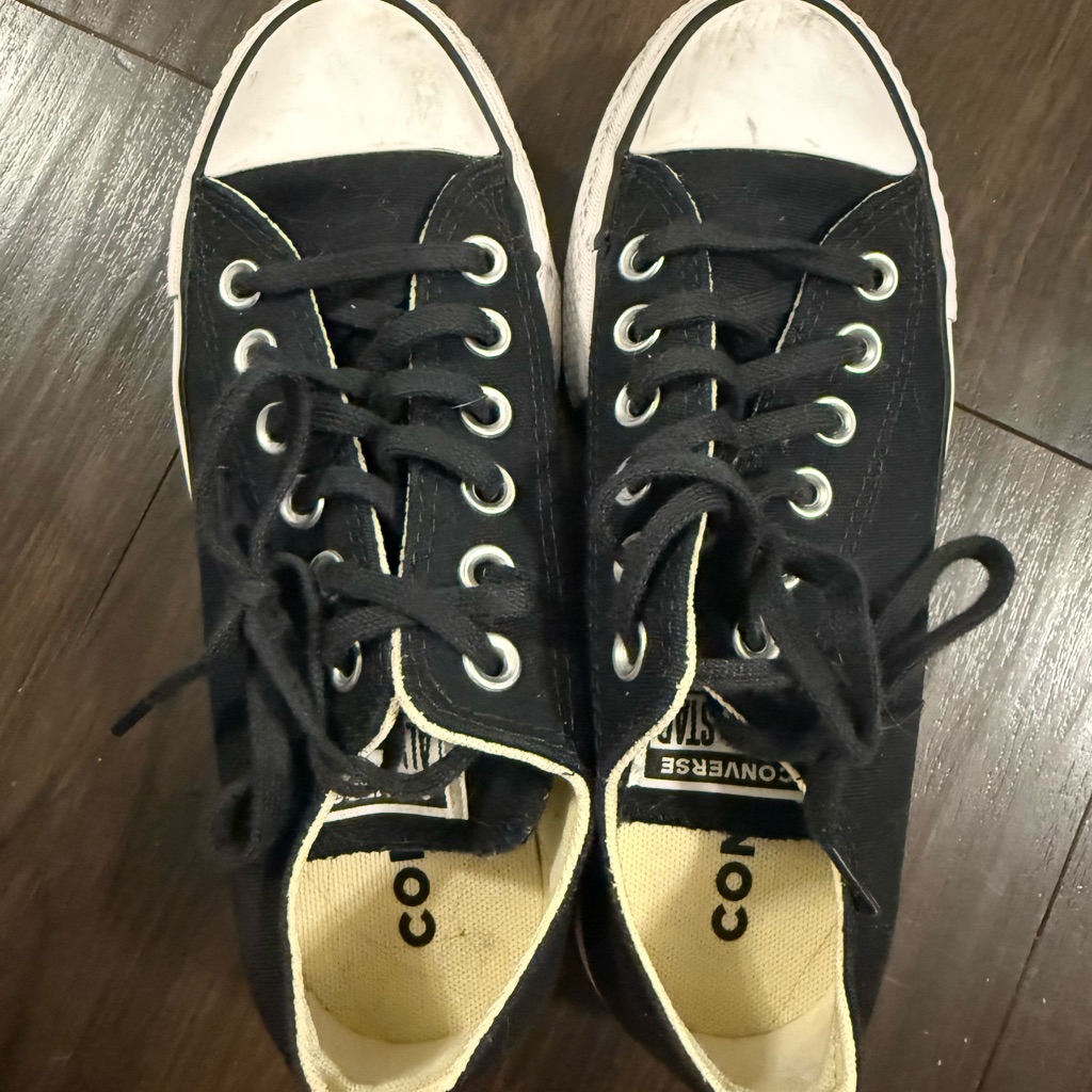 Converse Black And White Low-Top Sneakers